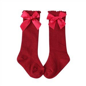 Dječje bebe Dječje meke udobne čarape s mašnom