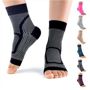 Nurse Noeless Compression Socks Arch Support